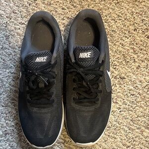Nike Black and White Athletic Shoes